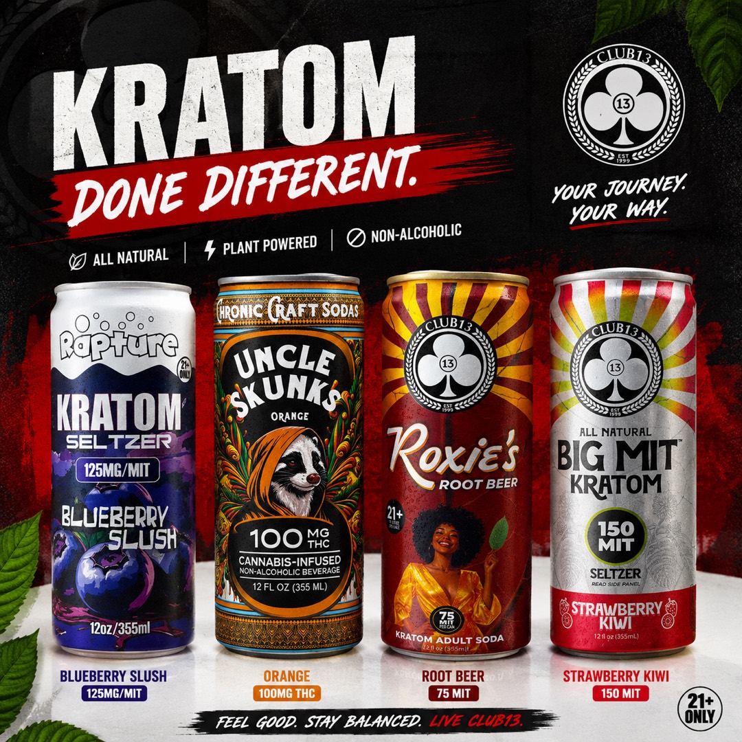 Kratom selection at Vapex Smoke Shop McKinney